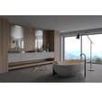 Spot led pour miroir de salle de bain chromé 30 cm Parma