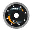Disque diamant Carrelage PRO Ø 125mm DIAM INDUSTRIES Tôle ventilée coupe Céramique Grés Cérame Faience FC90125/22