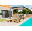PERGOLAS LAMES ADOSSES 3.5X3.9M MIXTE