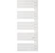 Radiateur sèche-serviettes eau chaude blanc version mixte 12 tubes L 450 mm H 1250 mm puissance 528 W + 500 W Arborescence- FINIMETAL