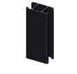 POTEAU ALUMINIUM 2 DEPARTS KLOSUP 7.5X4.2 CM HT 2.30M
