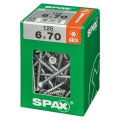 VIS AGGLO SPAX TF TX 6X70 WIROX X125 1