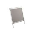 Store occultant gris pour fenêtre de toit 114x118cm