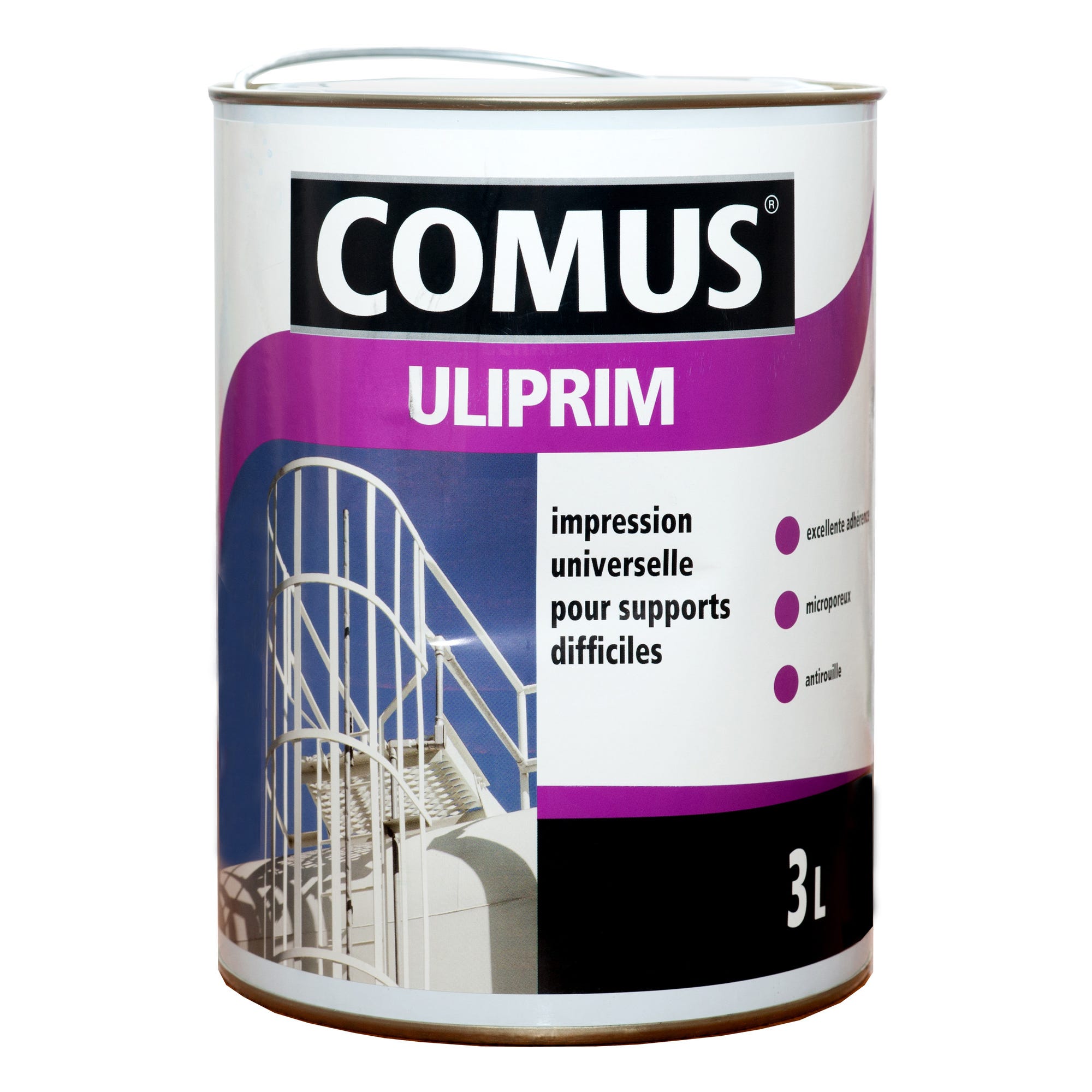 Sous-couche universelle antirouille solvantée 3 L Uliprim - COMUS 0