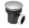 Bonde de douche à capot métal pour receveur Ø 60 mm