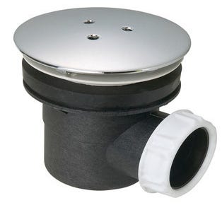 Bonde de douche à capot métal pour receveur Ø 60 mm