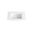 Plan vasque simple céramique blanc L.80 x H.15 x P.46 cm Atlantis
