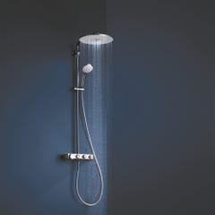 Colonne de douche avec mitigeur thermostatique blanc EUPHORIA SMARTCONTROL SYSTEM 310 DUO - 26507LS0 GROHE 2