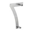 CHIFFRE 7 H.100MM INOX A VISSER