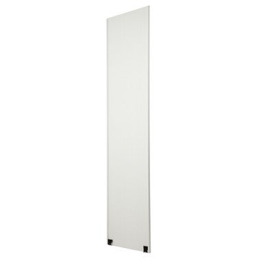 Porte de placard coulissante - 1 Vantail décor Frêne Blanc 10x600x2500mm 1