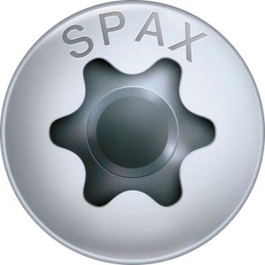 Vis chassis tête ronde wirox empreinte Torx 4 x 16 mm 200 pièces - SPAX  1