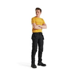 T-shirt de travail 3D jaune T.XL - BLAKLADER 3