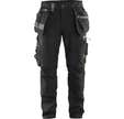 Pantalon de travail stretch avec poches Noir T.50 Canvas 1599 - BLAKLADER