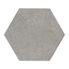 Parement hexagonal gris l.15 x L.17,3 cm Cementi 0