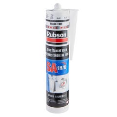 Silicone sanitaire acétique blanc 280 ml Sa1h - RUBSON