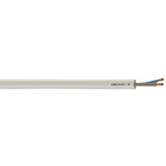 Cable électrique HO3VVF 2x0,75 mm² blanc 10 m - NEXANS FRANCE  0