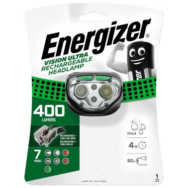 Lampe torche frontale rechargeable 400 lm - ENERGIZER 1