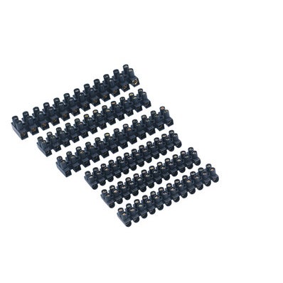 Lot de 6 barrettes de 12 dominos électriques ❘ Bricoman