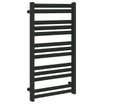 Radiateur sèche-serviettes eau chaude noir 19 tubes L 400 mm H 1336 mm puissance 568 W Novella - FINIMETAL