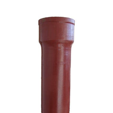 Dauphin en fonte droit rouge L.1000 x Diam.80 mm - RHEINZINK 0