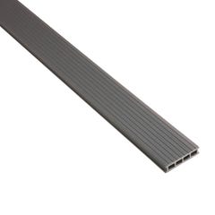 Lame de terrasse composite gris 21 x 138 mm Long. 2,4 m 0