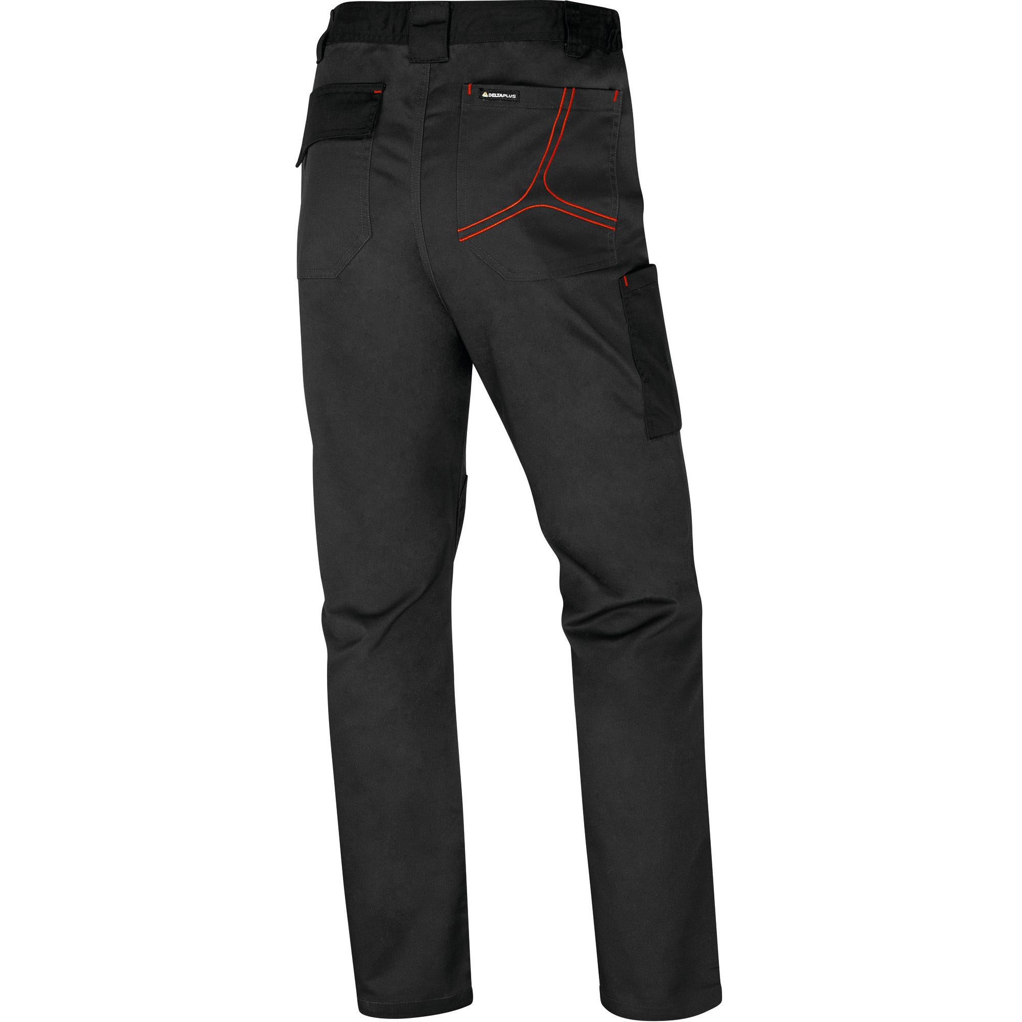 Pantalon de travail Gris/Rouge T.XL MACH2 -DELTA PLUS 1