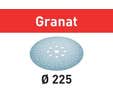 Abrasif STF Diam.225 mm/128 Grain P80 GR/25 Granat - FESTOOL