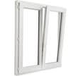 Fenêtre PVC 2 vantaux avec oscillo-battant H.135 x L.100 cm - CLOSY