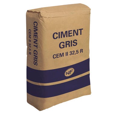 Ciment gris NF 25 kg Triunfo Bricoman
