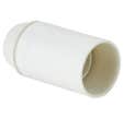 DOUILLE PLASTIQUE E14 BLANC