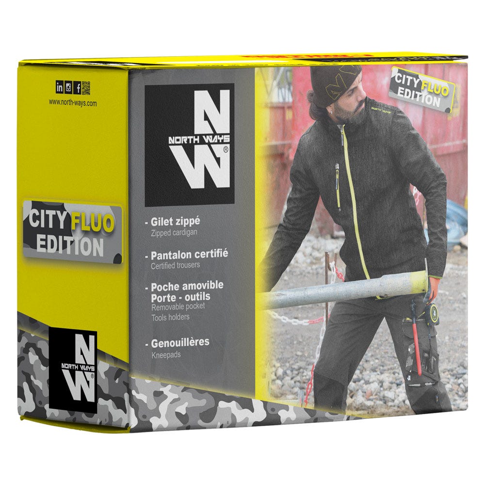 Box 12 packs city fluo edition 0