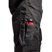 Pantalon de travail stretch Noir/Rouge T.38 1495 - BLAKLADER 5