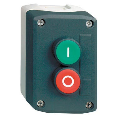 Boîte 2 boutons poussoirs vert / rouge Diam.22 mm Harmony - SCHNEIDER ELECTRIC 1