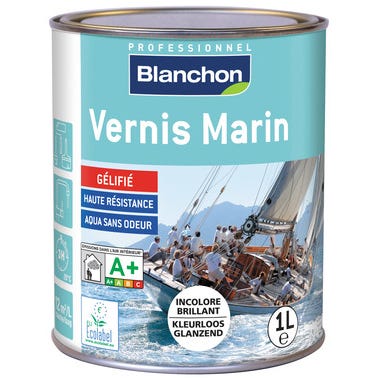Vernis marin brillant incolore 1 L - BLANCHON 1