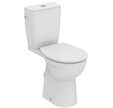 Pack WC à poser sans bride sortie horizontale Tirso - IDEAL STANDARD