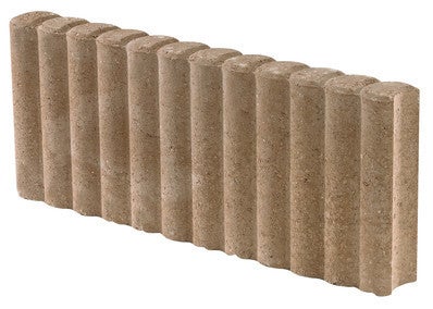 bordurette 6x20x50 cm rondin ocre bricoman