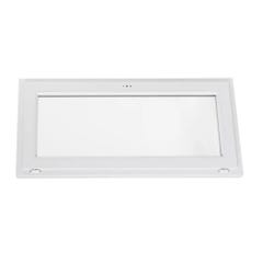Fenêtre abattant PVC H.45 x l.100 cm oscillo-battant 1 vantail blanc 0