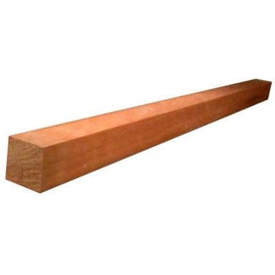 carrelet en bois rouge exotique 30 x 30 mm long 2 4 m sotrinbois bricoman