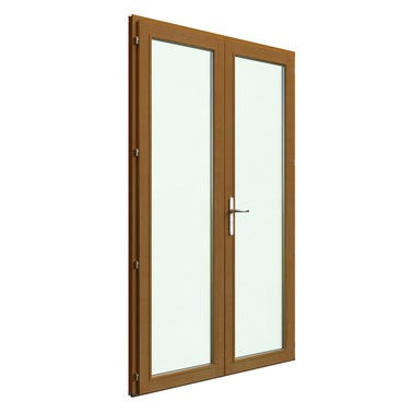 Porte-fenêtre bois H.215 x l.100 cm ouvrant à la française 2 vantaux Pin 1