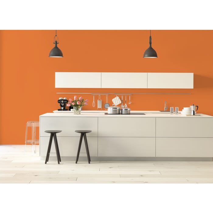 Peinture intérieure velours orange fanfare teintée en machine 3 L Altea - GAUTHIER 4