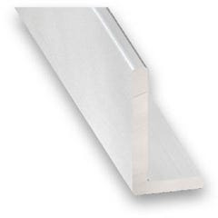 Cornière inégale aluminium anodisé incolore 40 x 20 x 1,5 mm L. 100 cm 0