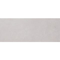 Faïence blanc effet béton l.20 x L.50 cm Wallcement