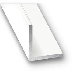 Cornière aluminium laqué blanc 15 x 15 mm L.250cm