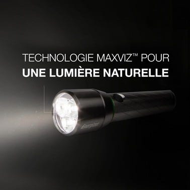 Lampe torche métal rechargeable 1200 lm Vision HD - ENERGIZER 6