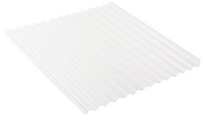 Plaque Polycarbonate Transparente Greca Cristal L 200 X L 110 Bricoman