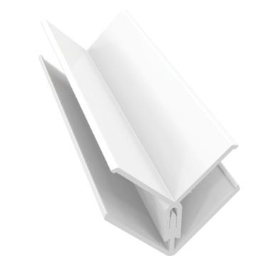 Angle intérieur clip blanc Long.3 m Fortex - FREEFOAM 0