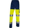 Pantalon haute visibilité avec emplacement genouillère jaune T.XXL - DELTA PLUS