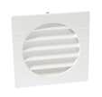 Grille extérieure PVC blanc spécial facade Diam.100 mm -  NICOLL