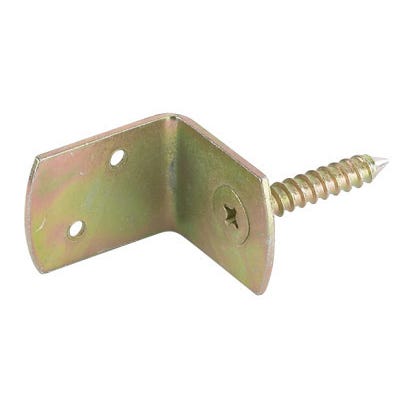 lot de 4 equerres vis pour panneau en bois bricoman