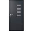 PORTE ENTRÉE ALUMINIUM VALENCIA PL GRI 215X90G